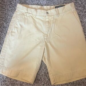 Polo by Ralph Lauren Classic Fit 9” Men’s Shorts. 100% cotton butter yellow.